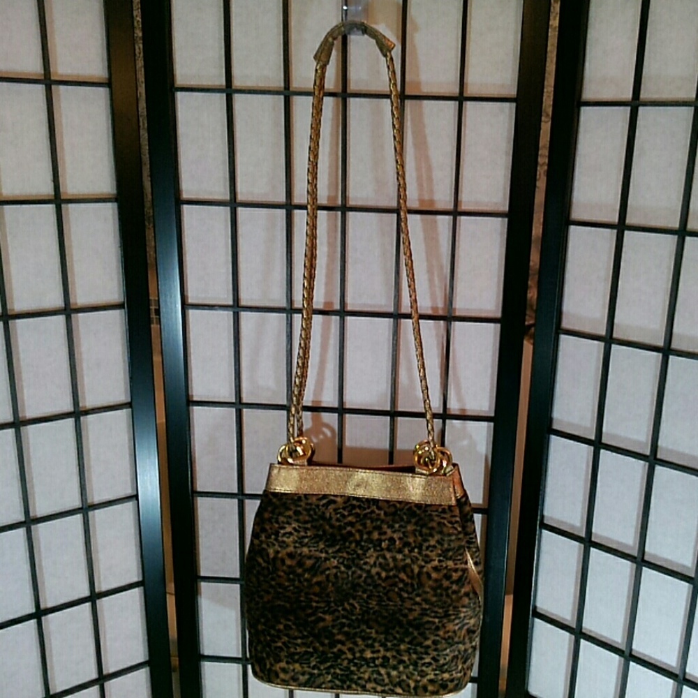 Tianni faux fur shoulder bag